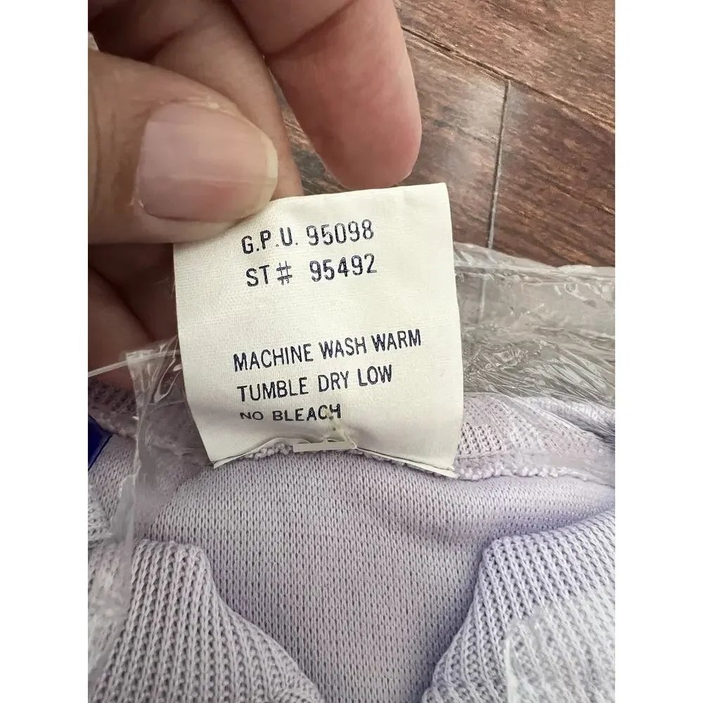 90’s West Side one-piece Girl sleeper Footed Pajamas Sz 6 Lilac Style 95492 NEW